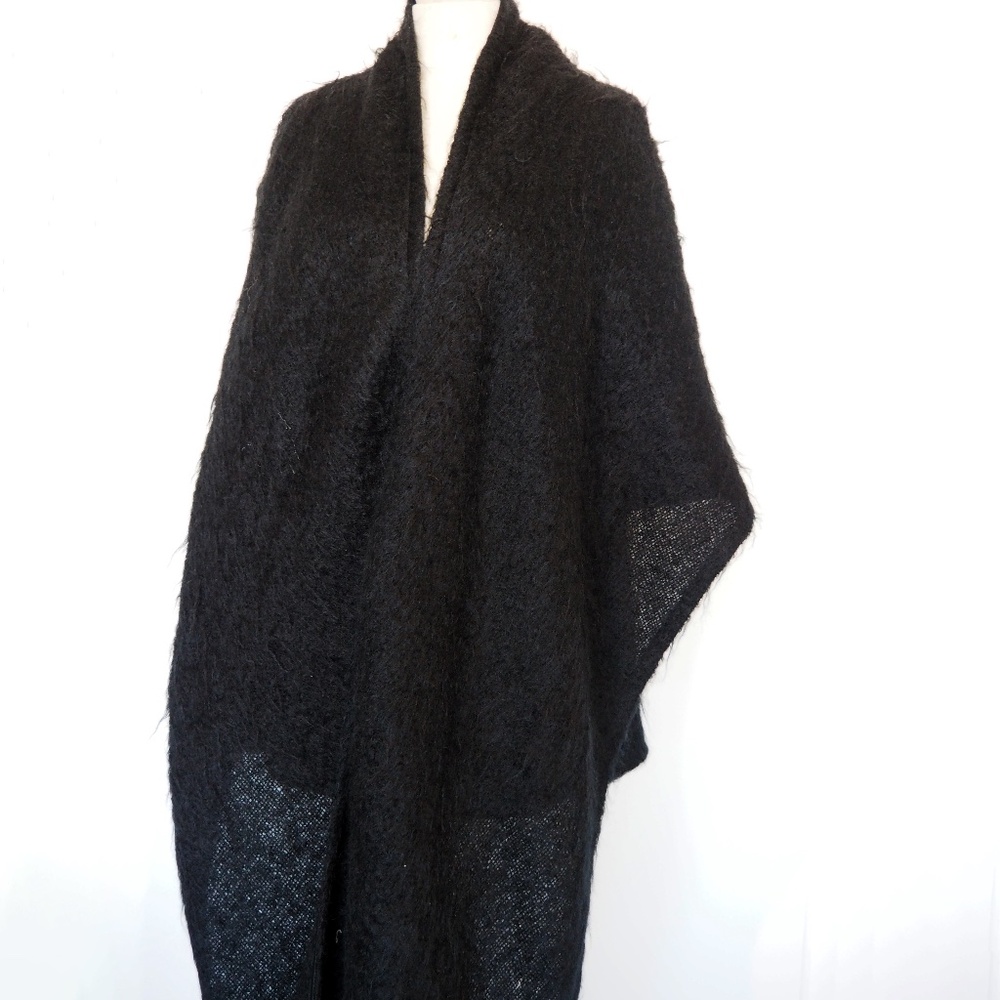 Ann Demeulemeester Mohair Coat/Shawl/ Wrap